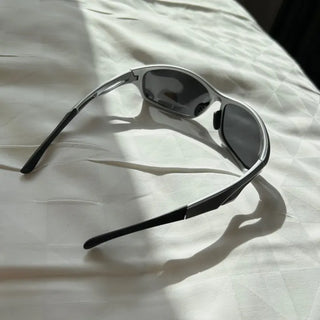 Futurism Future Eyewear Sunglasses y2k Silver Photo Shoot