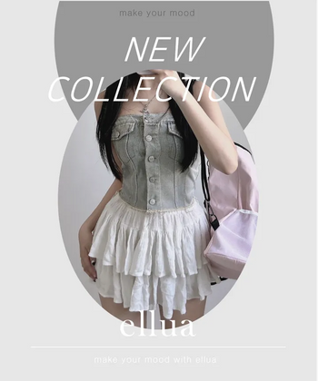 Vintage Button Denim Top Washed Tube Tank Sexy