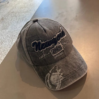 Damaged Ball Cap Vintage Hat Small Head Baseball