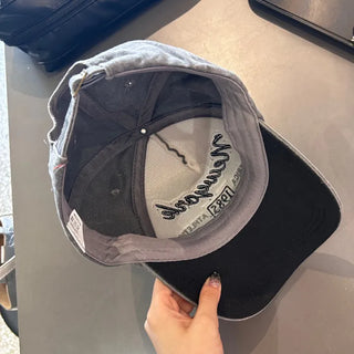 Damaged Ball Cap Vintage Hat Small Head Baseball