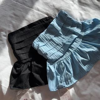 Shirred Frill Elastic Top Off-shoulder Sleeveless Tube Y2K