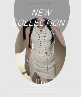 Balletcore Jennie Ribbon Sleeveless Crop Sexy Glam Fit