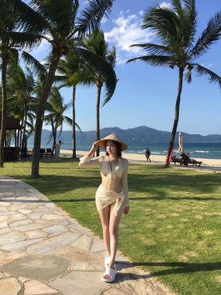 Perforated Mesh Cover-up Bikini Underboob Sexy Glam Fit