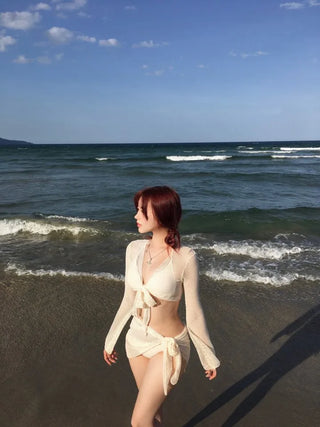 Perforated Mesh Cover-up Bikini Underboob Sexy Glam Fit