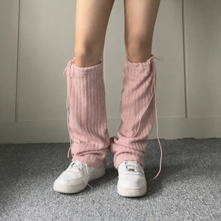 String Bootcut Leg Warmer Boot Y2K Unique Hip