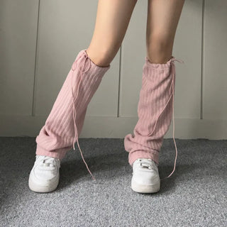 String Bootcut Leg Warmer Boot Y2K Unique Hip