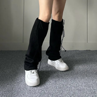 String Bootcut Leg Warmer Boot Y2K Unique Hip
