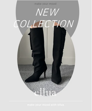 8cm Pocket Stiletto Cargo Long Boots Work Pointed-Toe