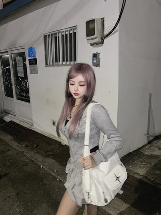 Bling Two Way Pocket Bag Two-Way y2k Shoulder