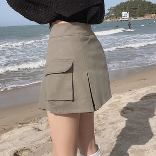 Hip Cargo Skirt Skorts Pocket Mini