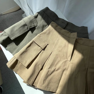 Hip Cargo Skirt Skorts Pocket Mini