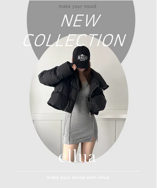 Oblique Line Overfit Padding Diagonal Collar Oversized Short