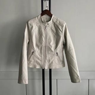 Vintage Slim Fit Rider Jacket Rock Chic Leather