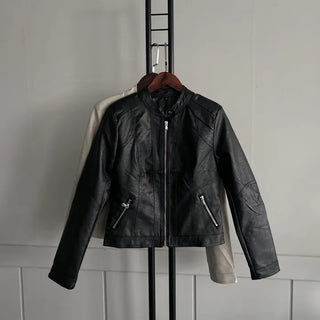 Vintage Slim Fit Rider Jacket Rock Chic Leather