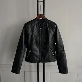 Vintage Slim Fit Rider Jacket Rock Chic Leather
