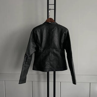 Vintage Slim Fit Rider Jacket Rock Chic Leather