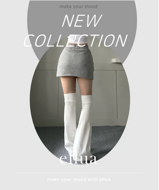 Long boots leg warmer Bootcut Basic Half stockings