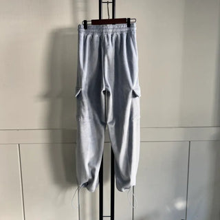 Corduroy String Cargo Jogger Wide Pants Training Two-way