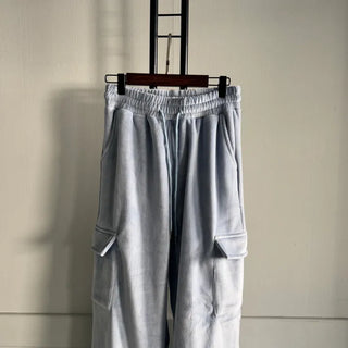 Corduroy String Cargo Jogger Wide Pants Training Two-way