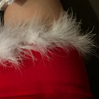Sexy Santa dress Glam Girl One-piece Christmas Year-end