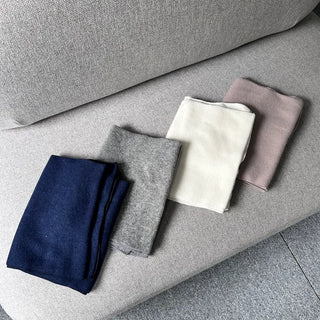 Candy muffler lightweight knit scarf