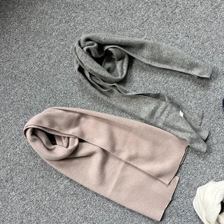 Candy muffler lightweight knit scarf