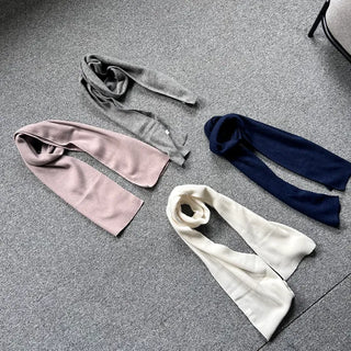 Candy muffler lightweight knit scarf