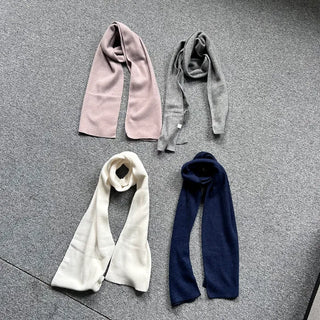 Candy muffler lightweight knit scarf