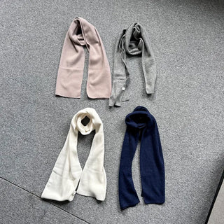 Candy muffler lightweight knit scarf