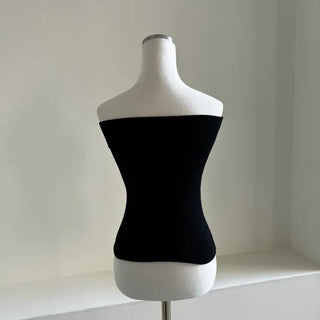 Spandex Ribbed Tube Top Sleeveless Layered Summer Vacation