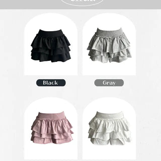 Low Tier Skorts Skirt Low-Rise Balletcore Look Lovely