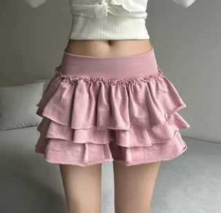 Low Tier Skorts Skirt Low-Rise Balletcore Look Lovely