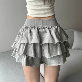 Low Tier Skorts Skirt Low-Rise Balletcore Look Lovely