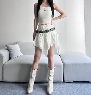 Bohemian Unique Low Belt Western Brown Accent Fashion