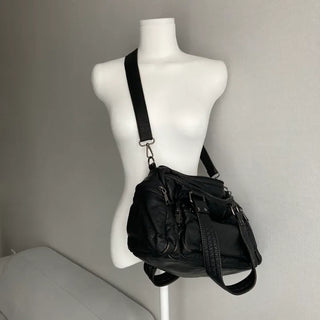 Pocket Vintage Damaged way Shoulder Bag Peddler Daily