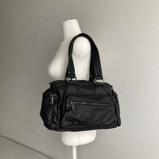 Pocket Vintage Damaged way Shoulder Bag Peddler Daily