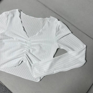 Shirred Cover-up Bikini Super Push-up Two-piece Perfect Shot