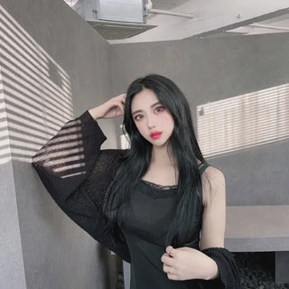 Boucle Knit Cropped Bolero Cardigan