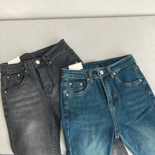 High-waisted Washed Bootcut Pants Denim Jeans Unique Sexy