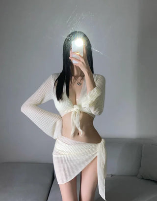 Cover-up Bikini Underboob Sexy Glam Fit Cover Halterneck