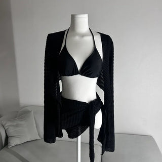 Cover-up Bikini Underboob Sexy Glam Fit Cover Halterneck