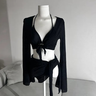 Cover-up Bikini Underboob Sexy Glam Fit Cover Halterneck