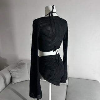 Cover-up Bikini Underboob Sexy Glam Fit Cover Halterneck