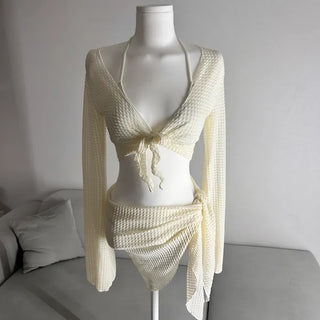 Cover-up Bikini Underboob Sexy Glam Fit Cover Halterneck
