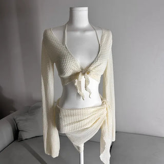 Cover-up Bikini Underboob Sexy Glam Fit Cover Halterneck