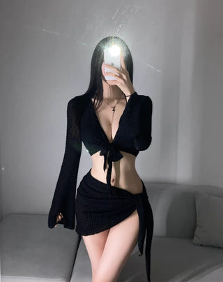 Cover-up Bikini Underboob Sexy Glam Fit Cover Halterneck