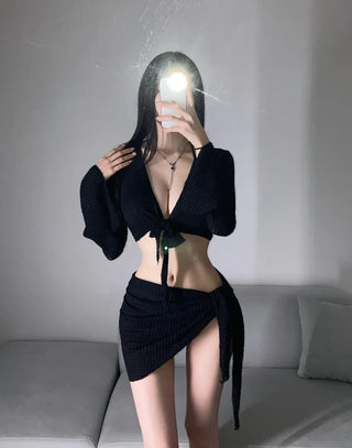 Cover-up Bikini Underboob Sexy Glam Fit Cover Halterneck
