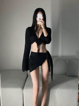 Cover-up Bikini Underboob Sexy Glam Fit Cover Halterneck