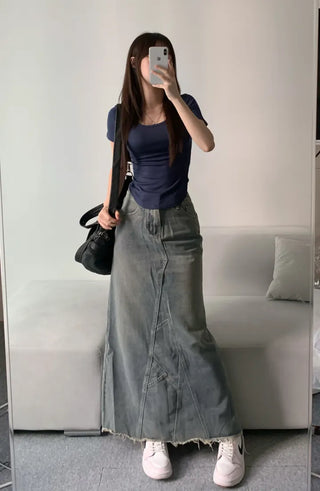 Spandex Rolled Hem Short Sleeve Tee Unique Sexy