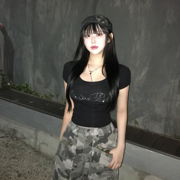 3D Multi-Pocket Military Pants Camo Cargo Wide Unisex